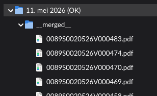Contoh folder hasil